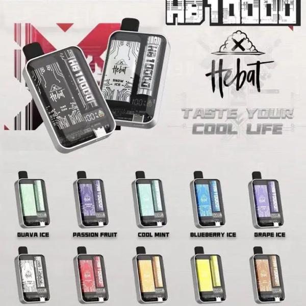 Hebat 10000 puffs喜貝一次性拋棄式